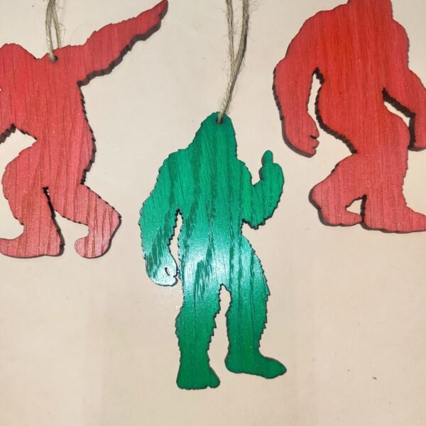 Paint Sasquatch Ornaments